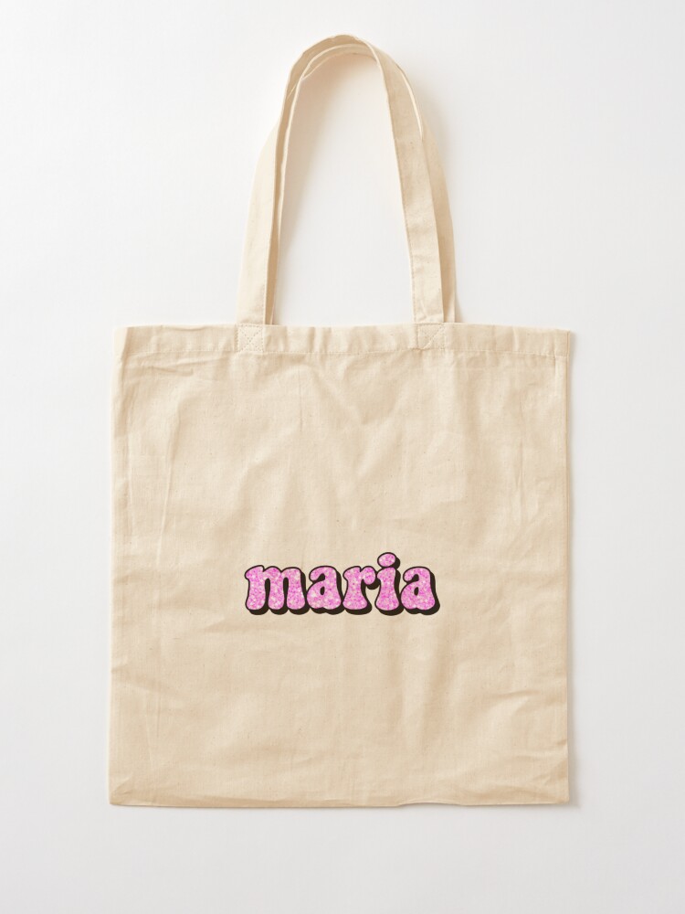 SPELL TOTE BAG PINK AND GREEN - A – hanamer