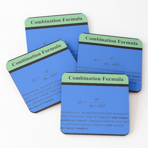 Item preview, Combination Formula: The StatisticsMatrix at  Redbubble, 2020 designed and sold by Mark Stansberry.