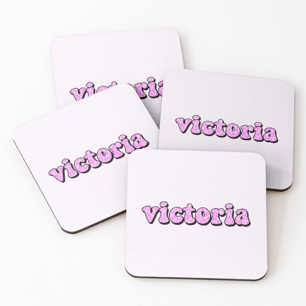Item preview, aesthetic hot pink glitter victoria name designed and sold by STAR10008.