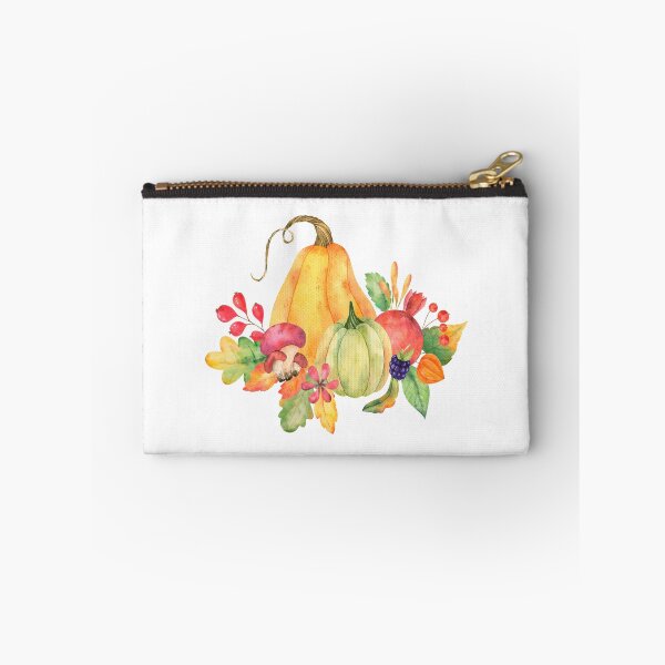 Item preview, Orange Pumpkin and mushrooms designed and sold by Designhub14.