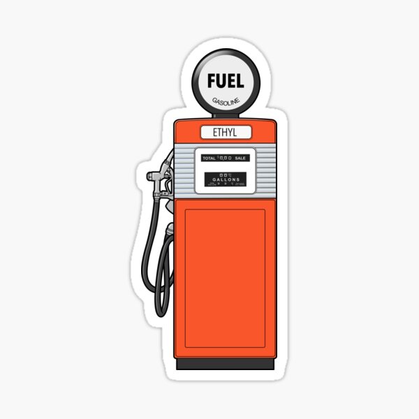 gasoline pump stickers