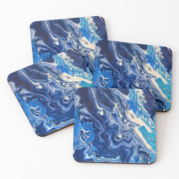 Item preview, Abstract Shades of Blue designed and sold by Rylie Walter.