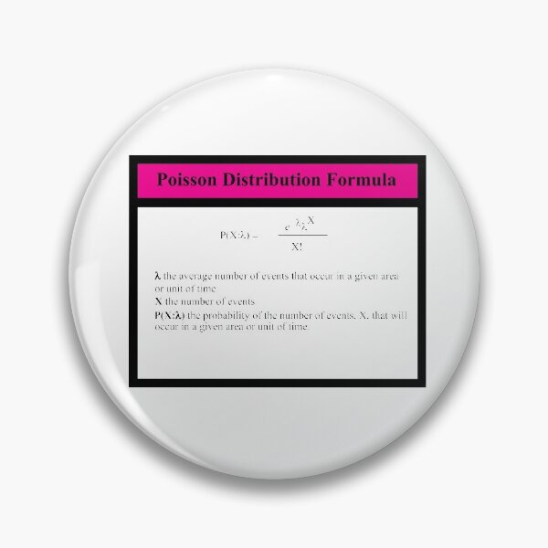 Item preview, Poisson Distribution Equation:  The Statistics Matrix at  Redbubble, 2020 designed and sold by Mark Stansberry.