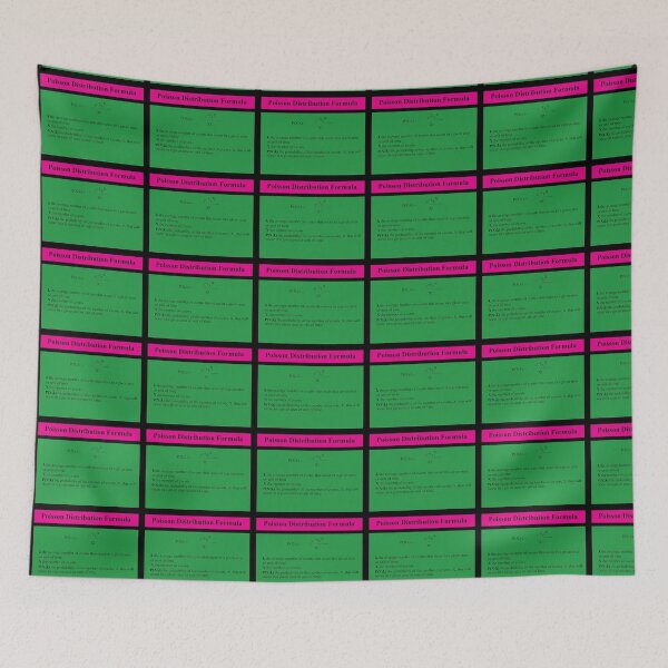 Item preview, Poisson Distribution Equation:  The Statistics Matrix at  Redbubble, 2020 designed and sold by Mark Stansberry.