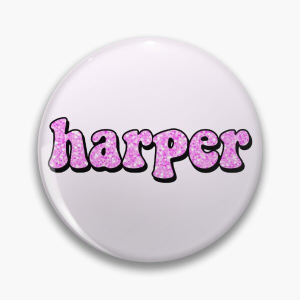Item preview, aesthetic hot pink glitter harper name designed and sold by STAR10008.