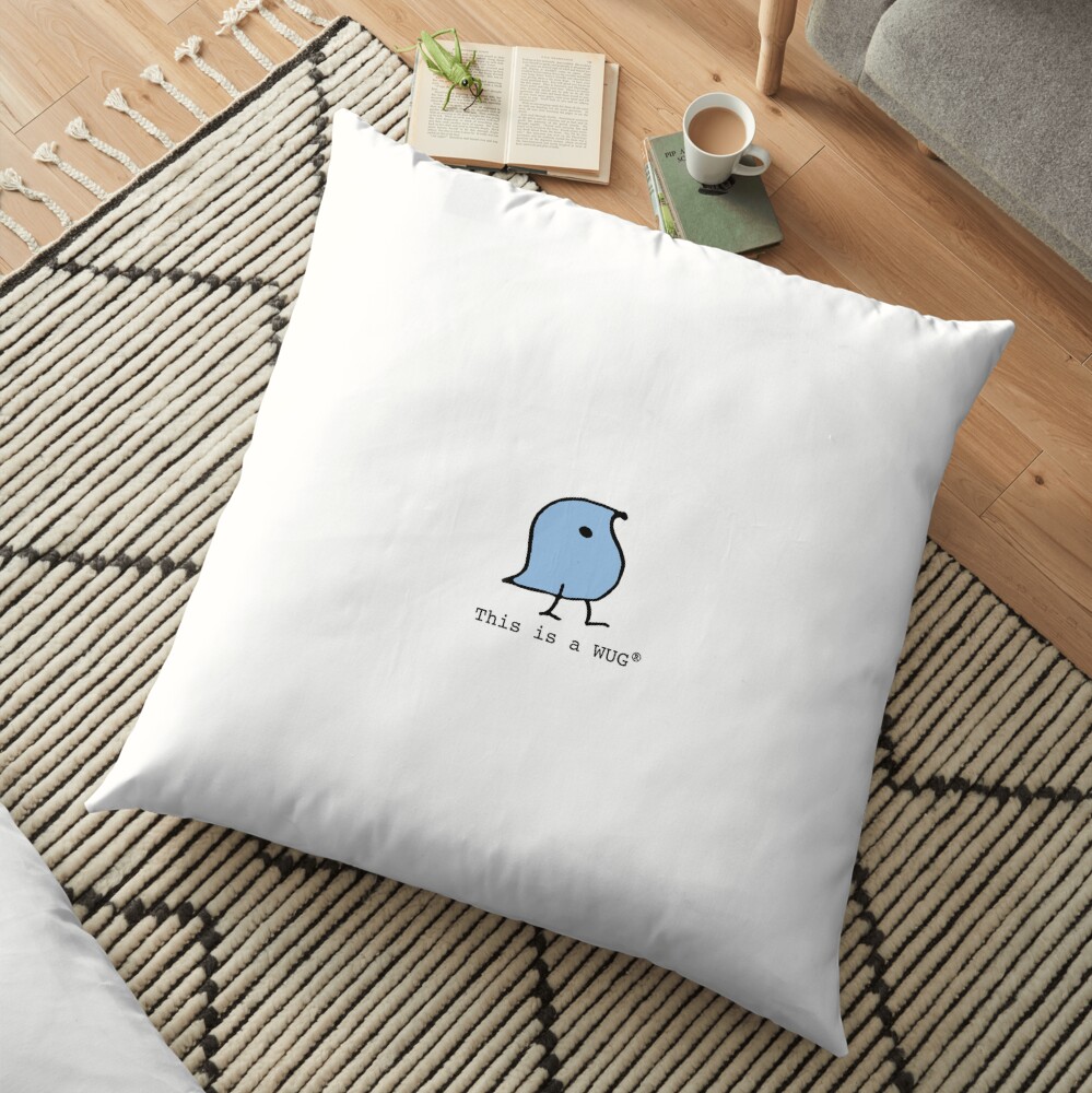 This is a WUG (R) Floor Pillow