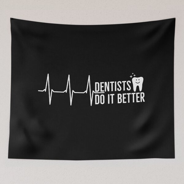 Item preview, Denstists Do It Better Heartbeat designed and sold by Dailyartsie.