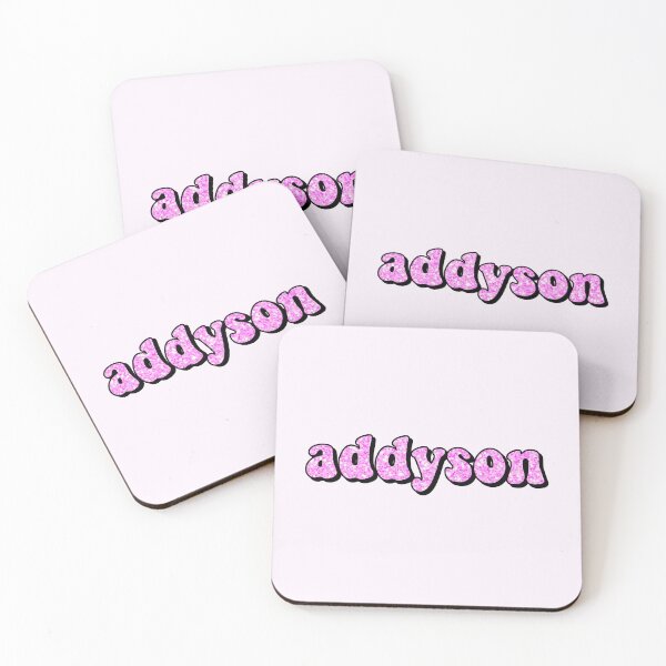 Item preview, aesthetic hot pink glitter addyson name designed and sold by STAR10008.