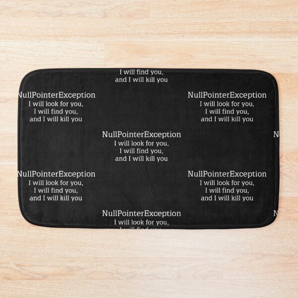 Item preview, Null Pointer Exception designed and sold by BleuBlue.