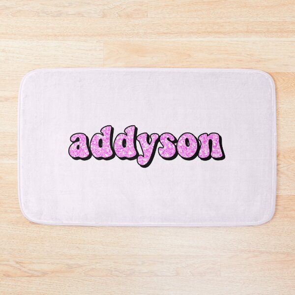 Item preview, aesthetic hot pink glitter addyson name designed and sold by STAR10008.