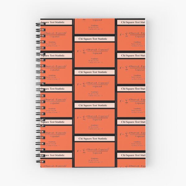 Item preview, Chi Square Test Statistic:  The Statistics Matrix at  Redbubble designed and sold by Mark Stansberry.
