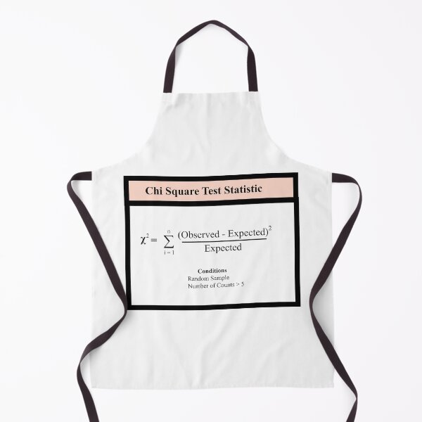 Item preview, Chi Square Test Statistic:  The Statistics Matrix at  Redbubble designed and sold by Mark Stansberry.
