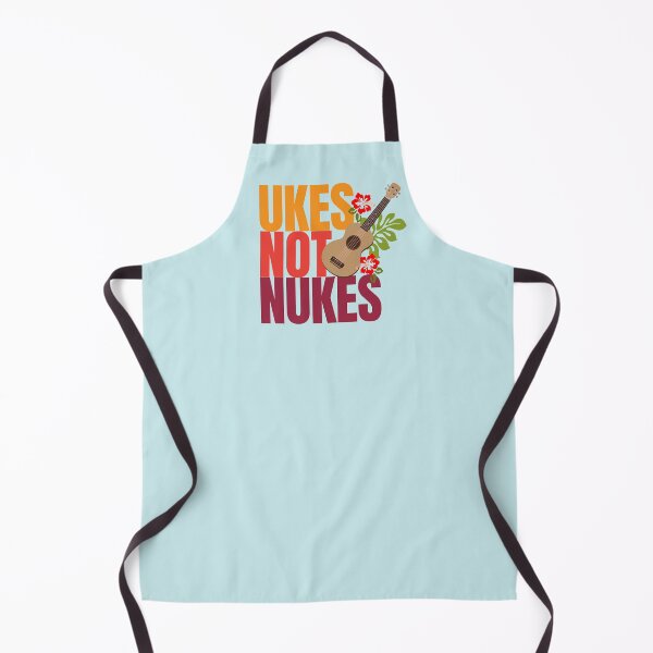 Item preview, Ukes not nukes for ukelele lovers designed and sold by dana-mie.