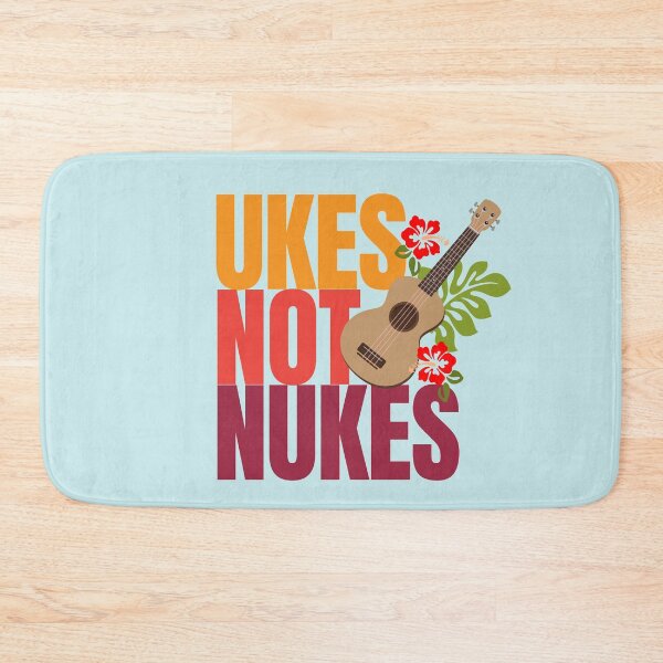 Item preview, Ukes not nukes for ukelele lovers designed and sold by dana-mie.
