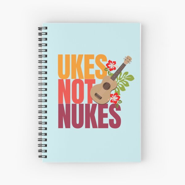 Item preview, Ukes not nukes for ukelele lovers designed and sold by dana-mie.