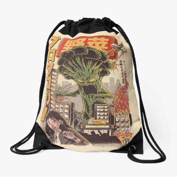 aber es ist etwas Tödliches geworden. Die schreckliche Broccozilla! Turnbeutel