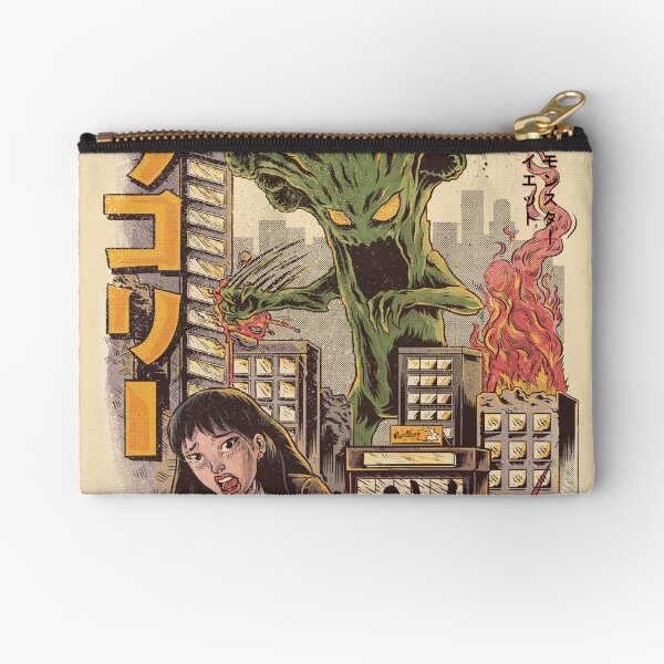 THE BROCCOZILLA Zipper Pouch