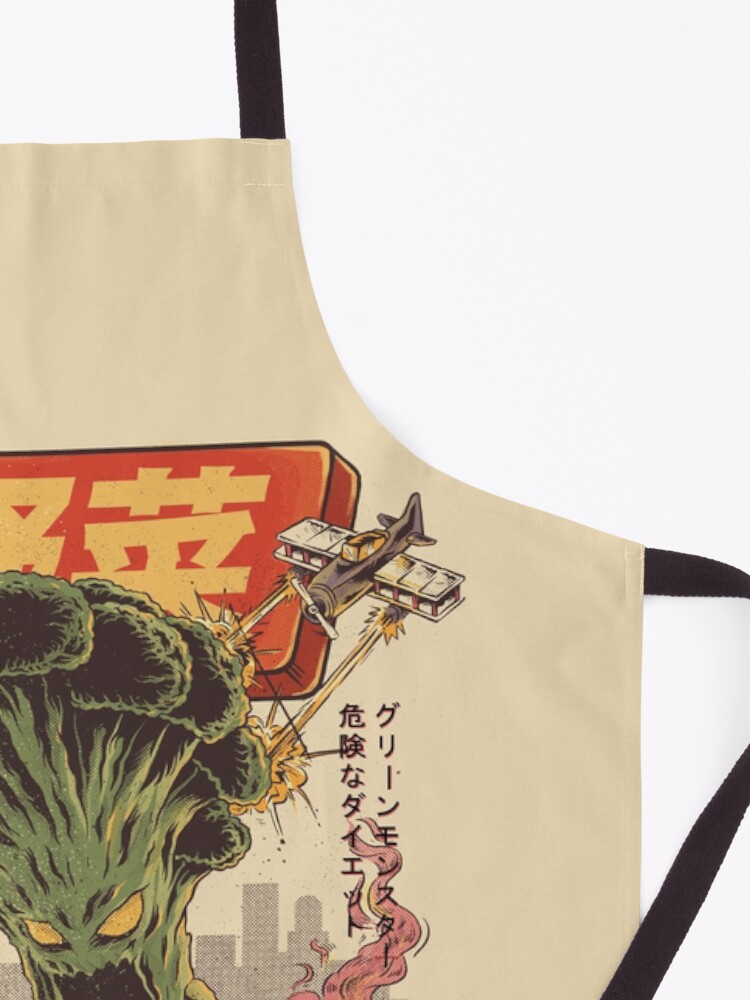 Alternate view of THE BROCCOZILLA Apron