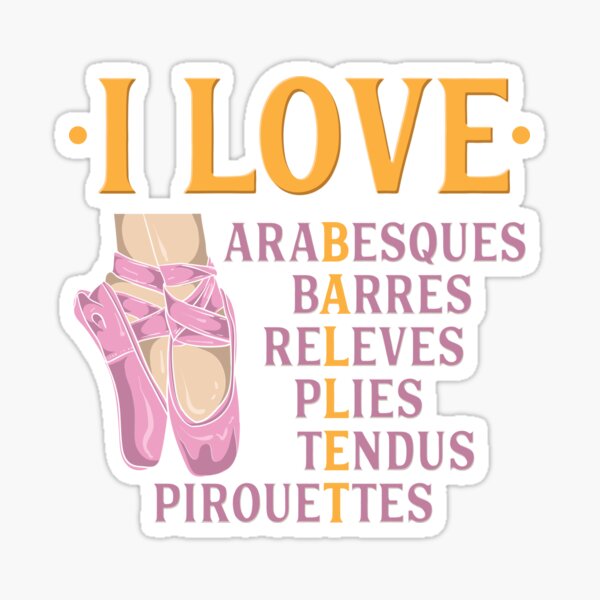 Item preview, I Love Ballet designed and sold by Sandra78.