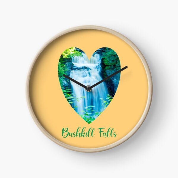 I love Bushkill Pennsylvania Clock