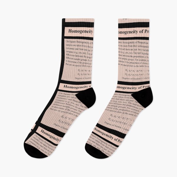 Item preview, Homogeneity of  Proportions, Chi Square:  The StatisticsMatrix at  Redbubble designed and sold by Mark Stansberry.