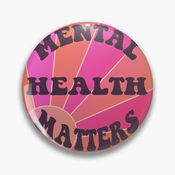 Item preview, Mental Health Matters Circle design with sun designed and sold by Emilys-Designs-.