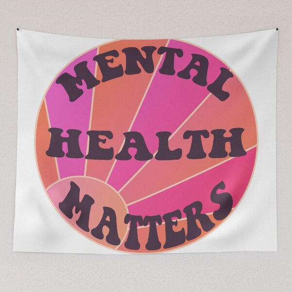Item preview, Mental Health Matters Circle design with sun designed and sold by Emilys-Designs-.