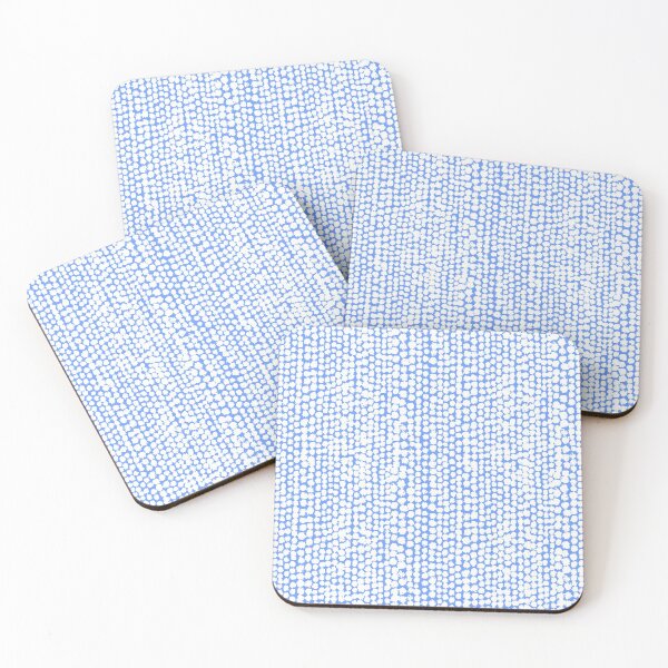 Item preview, Blotchy Spots Pattern 170820 - White on Baby Blue designed and sold by Artberry.
