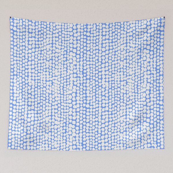 Item preview, Blotchy Spots Pattern 170820 - White on Baby Blue designed and sold by Artberry.