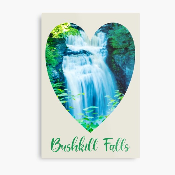 I love Bushkill Pennsylvania Metal Print