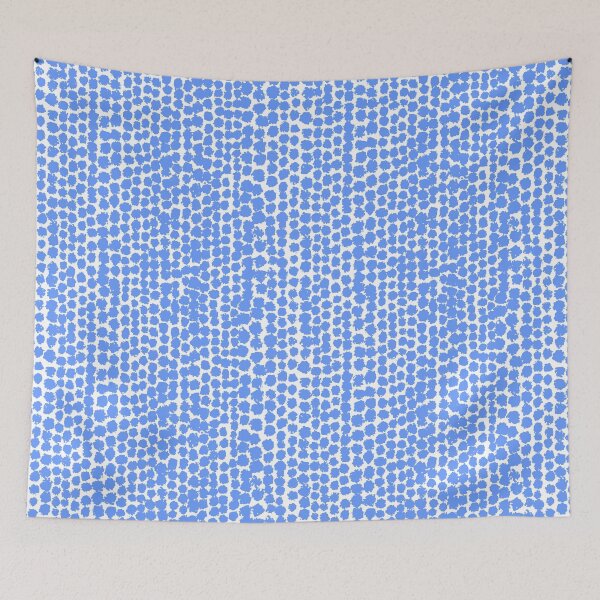 Item preview, Blotchy Spots Pattern 170820 - Baby Blue on White designed and sold by Artberry.