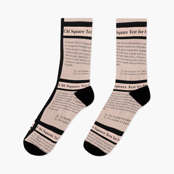 Item preview, Chi Square Test for Independence:   The StatisticsMatrix at Redbubble designed and sold by Mark Stansberry.