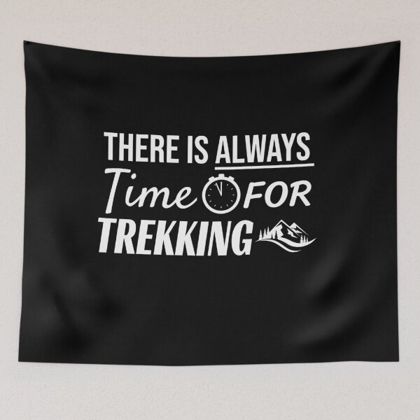 Item preview, Always Time For Trekking Mountains Hiking designed and sold by jacks-tees.