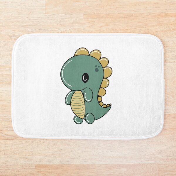 Dino Green Bath Mat