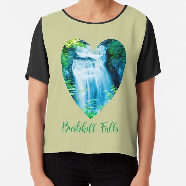 I love Bushkill Pennsylvania Chiffon Top