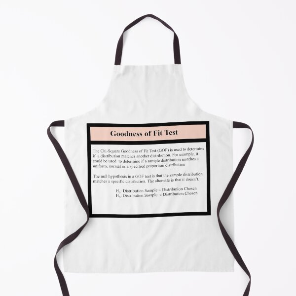 Item preview, Goodness of Fit Test, Chi Square:   The StatisticsMatrix at Redbubble designed and sold by Mark Stansberry.