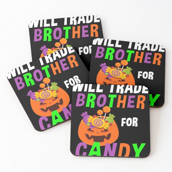 Item preview, Will Trade Brother For Candy, Brother, Boys, Halloween designed and sold by ANAS MAATI.