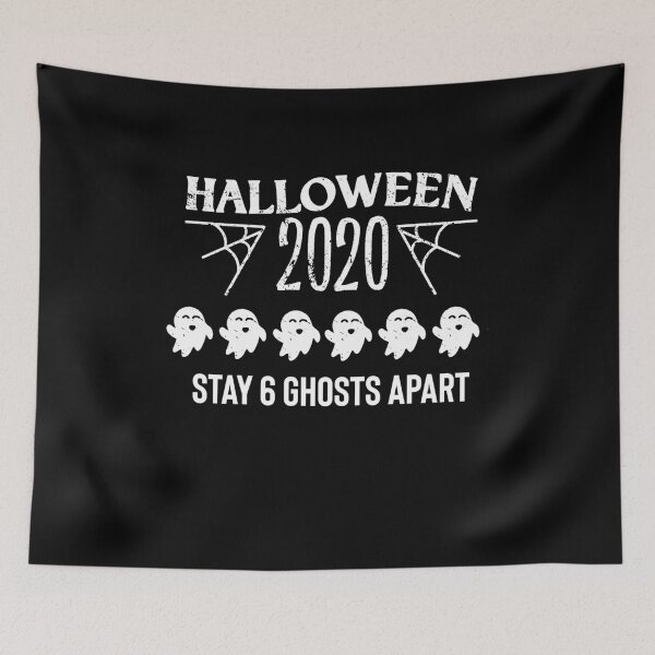 Item preview, 6 Ghost apart trick or treat 2020 designed and sold by RainbowPandas.