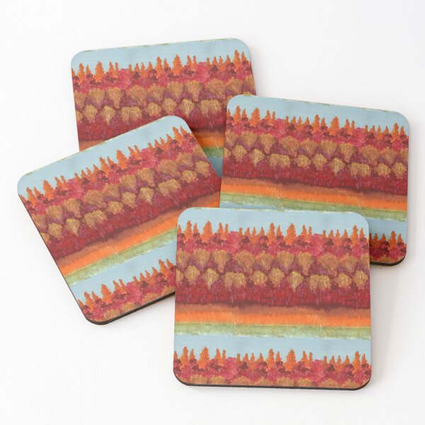 Item preview, fall colors by the water designed and sold by MayCartPrintArt.