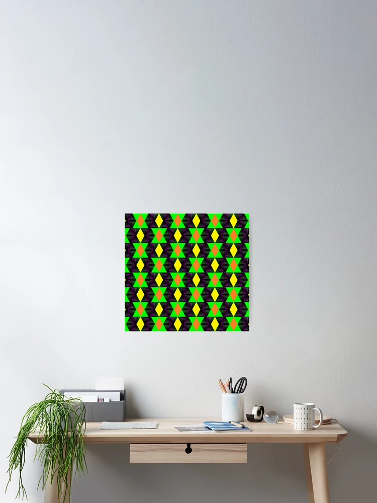 Thumbnail 2 of 3, Poster, Color Pattern | Colorful Pattern | Cool Color Patterns | Patterns Colorful | Colorful Pattern Design designed and sold by Dream Wear.