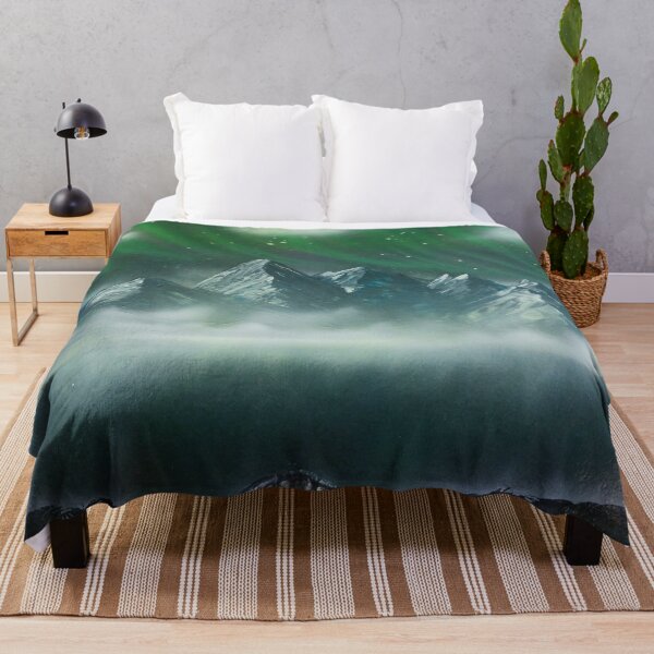 Item preview, Northern lights over the mountains designed and sold by edwardtiptonart.