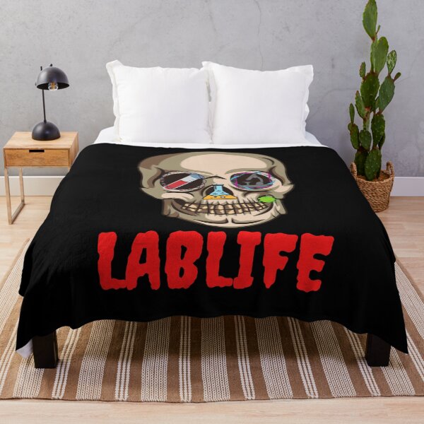Item preview, HALLOWEEN SKULL LABLIFE MEDICAL LAB SCIENTIST CHEMIST MICROBIOLOGIST designed and sold by Hippiesole.