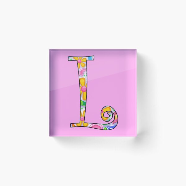 Item preview, Flower letter L uppercase designed and sold by buixa2.