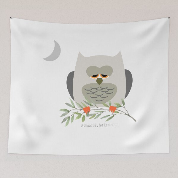 Item preview, The Wise Old Owl designed and sold by red-apa.