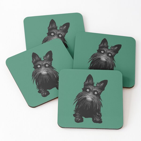 Item preview, Cute Scotty Scottie Dog - Dark Green designed and sold by VicEllisArt.