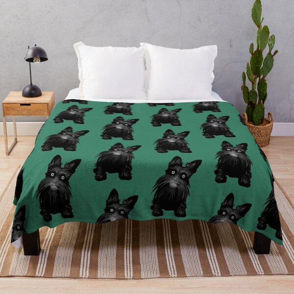 Item preview, Cute Scotty Scottie Dog - Dark Green designed and sold by VicEllisArt.