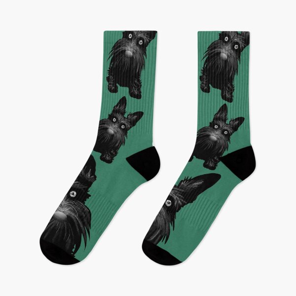 Item preview, Cute Scotty Scottie Dog - Dark Green designed and sold by VicEllisArt.