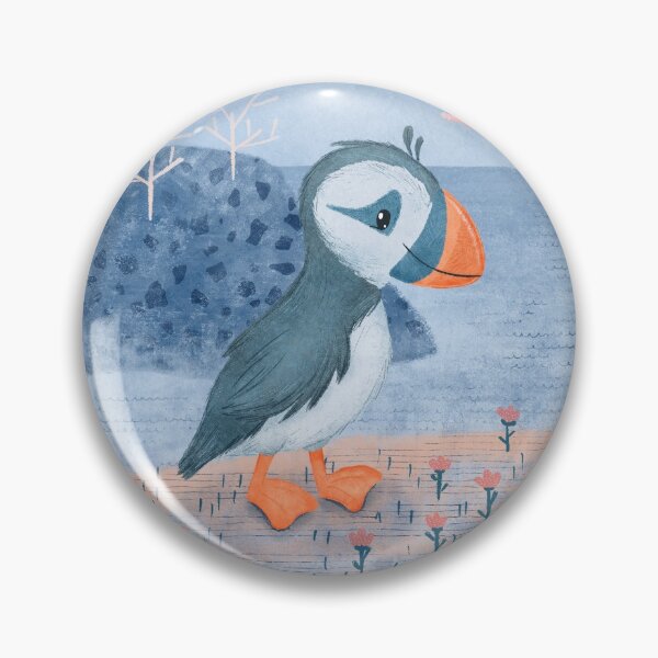 Item preview, Little Puffin Painting designed and sold by aurorabjoern.