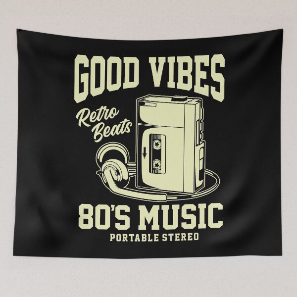 Item preview, Good Vibes Retro Beats  designed and sold by Vector Scout Lab.