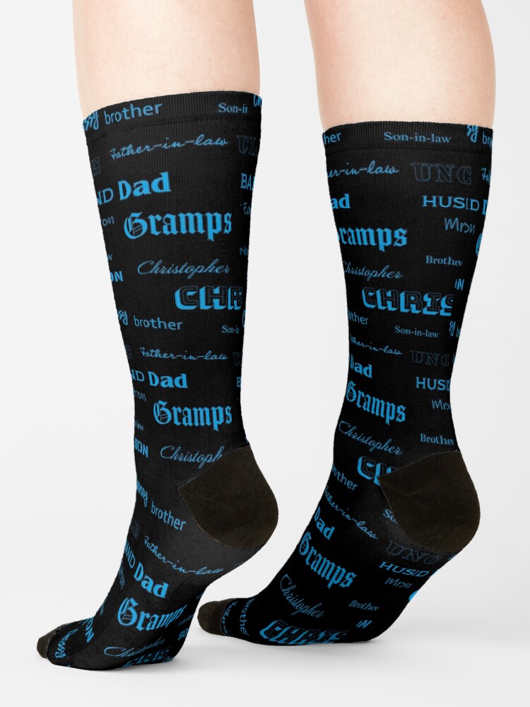 Alternate view of You are somebody - Chris Socks